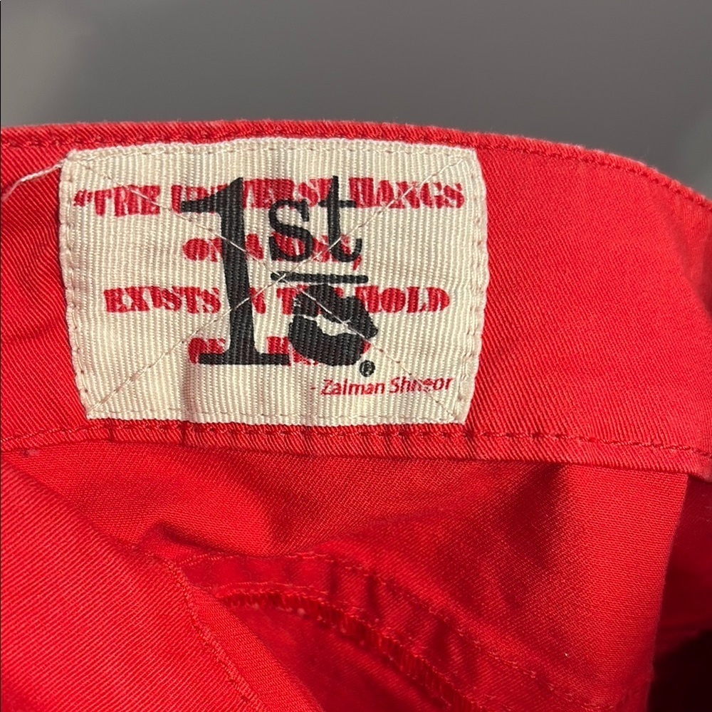 1st Kiss Red Skinny Pants - Picture 2 of 7
